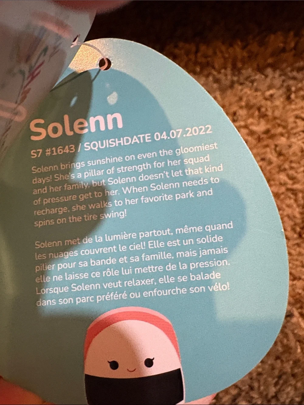Squishmallow Sushi ‘Solenn’ Plushie - NWT